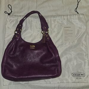 Coach Rich Purple Shoulder Bag